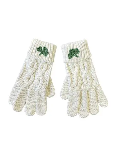 Aran Shamrock Gloves